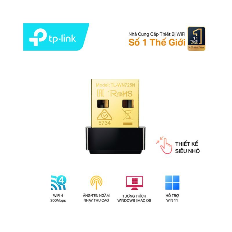 USB WIFI TP-Link TL-WN725N Wireless N150Mbps